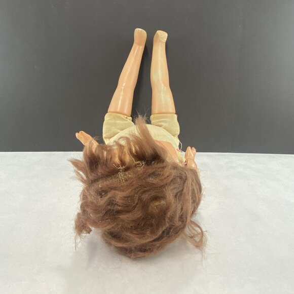 Vintage Composite Sleepy Eye Scary Doll to Craft for Halloween 22 Inch - Picture 7 of 10